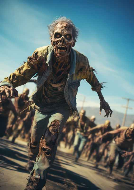 Zombies of California | Metal Poster