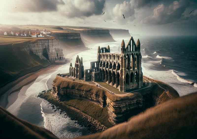Whitby Abbey Ruins | Metal Poster