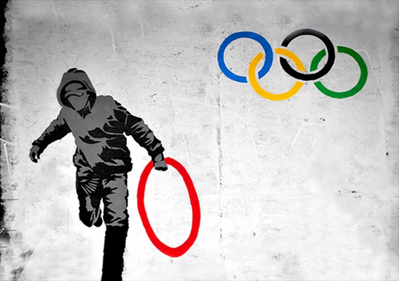 Olympic Rings | Metal Poster