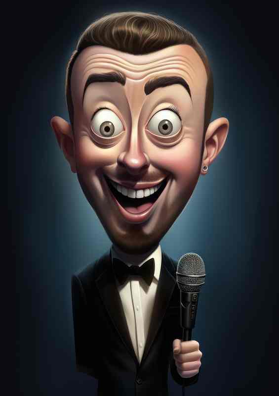 Caricature of Sam Smith | Metal Poster