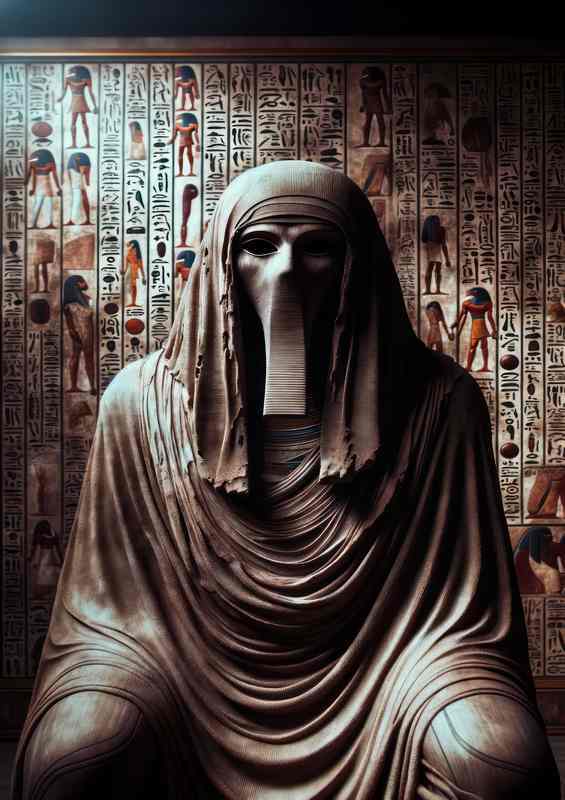 Egyptian god Medjed a mysterious god | Metal Poster