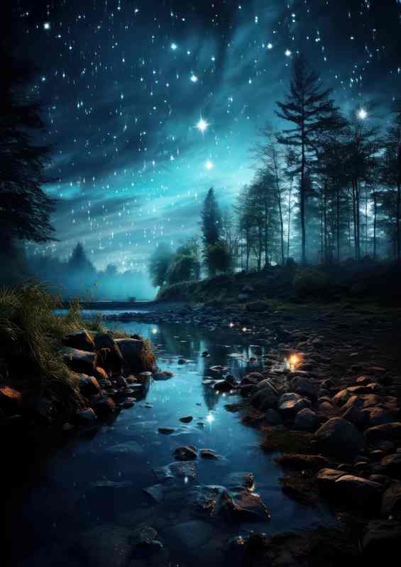 Wish Upon A Star Creek Serenity | Metal Poster