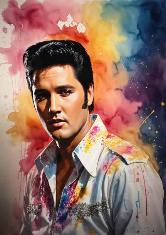 Elvis caught in a trap | Metal Poster