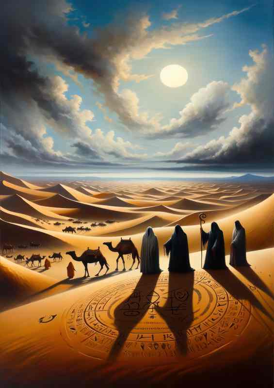Tuareg spirit Amajagh protectors of the desert | Metal Poster