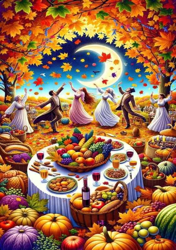 Wiccan Sabbat Mabon autumn equinox celebration | Metal Poster