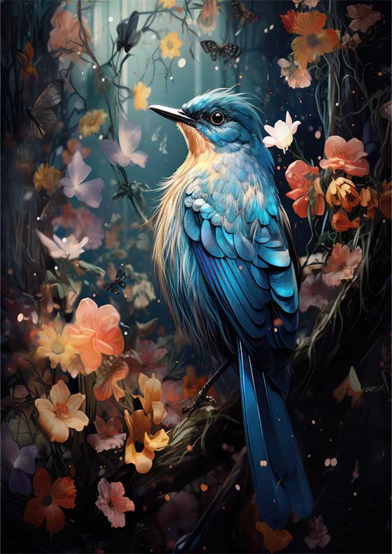 Bird Artistry Metal Poster