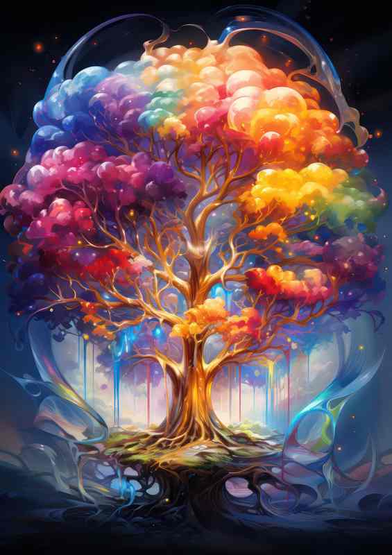 Rainbow Growth | Metal Poster