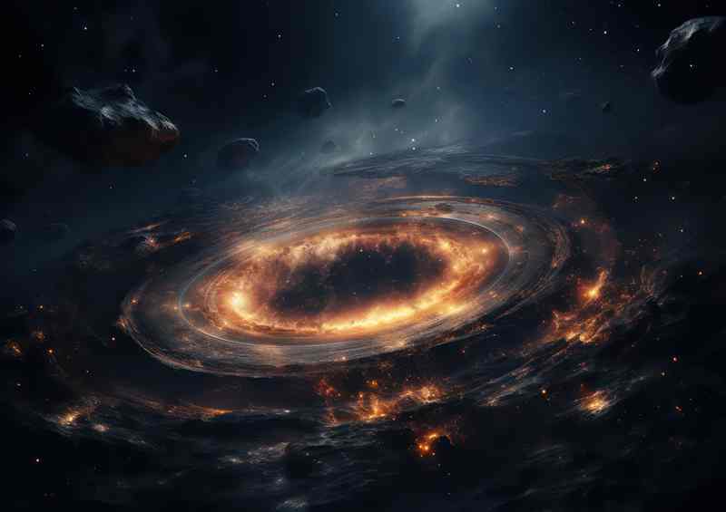 Spectacular Stellar Scenes Inspiring Galaxy | Metal Poster