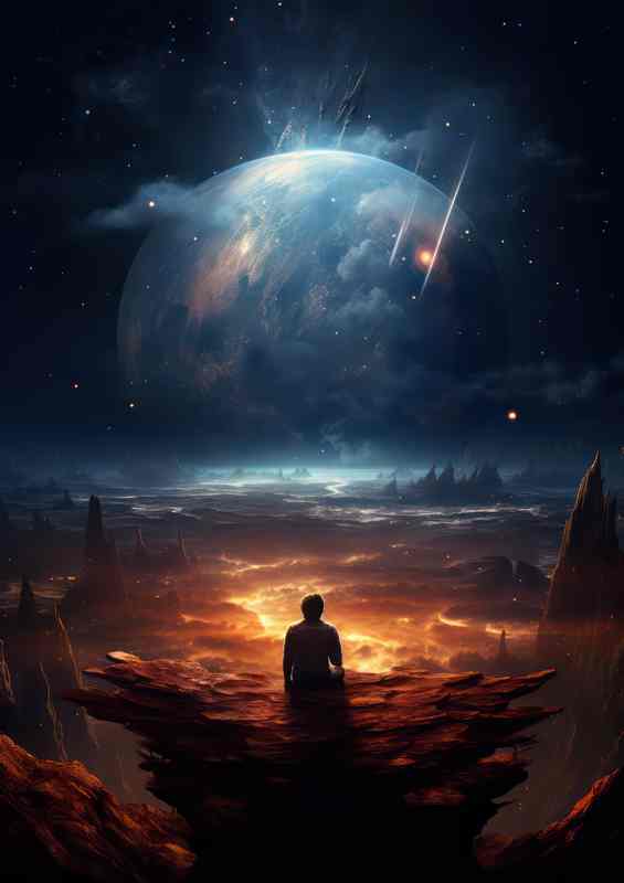 Enigmatic Space Visions Mysterious Universe Poster | Metal Poster