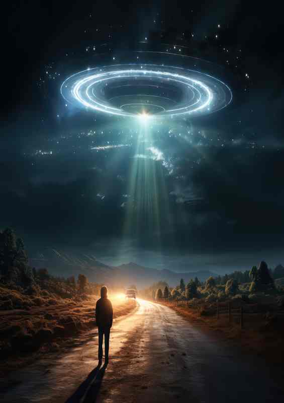 Alien Sightings Unveiling UFO Mysteries | Metal Poster