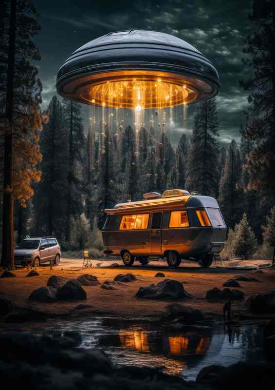 Beyond Our World Probing UFO Mysteries | Metal Poster
