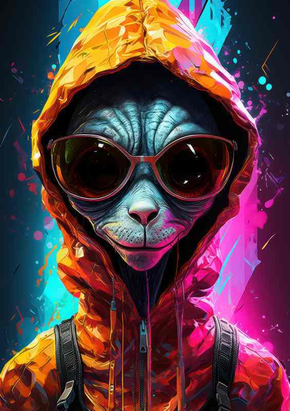 Extraterrestrial Intruders Alien Life Unmasked | Metal Poster