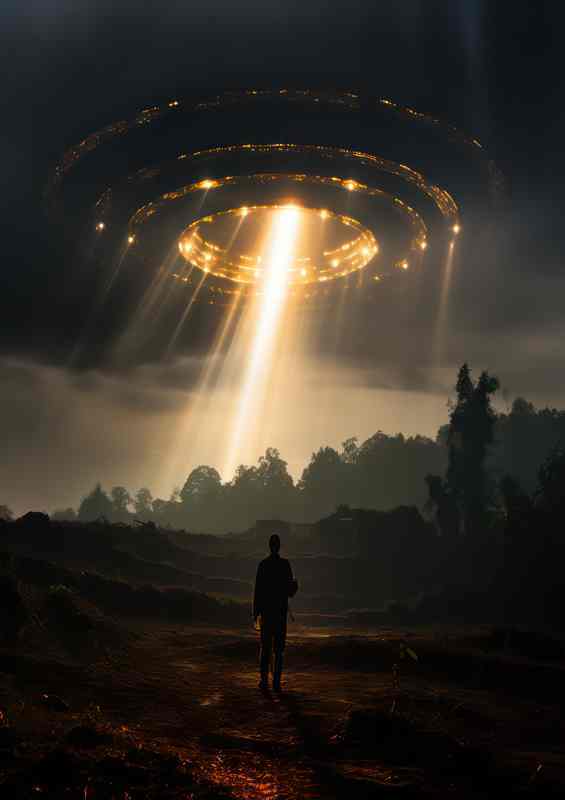 Interplanetary Mysteries Probing UFO Phenomena | Metal Poster