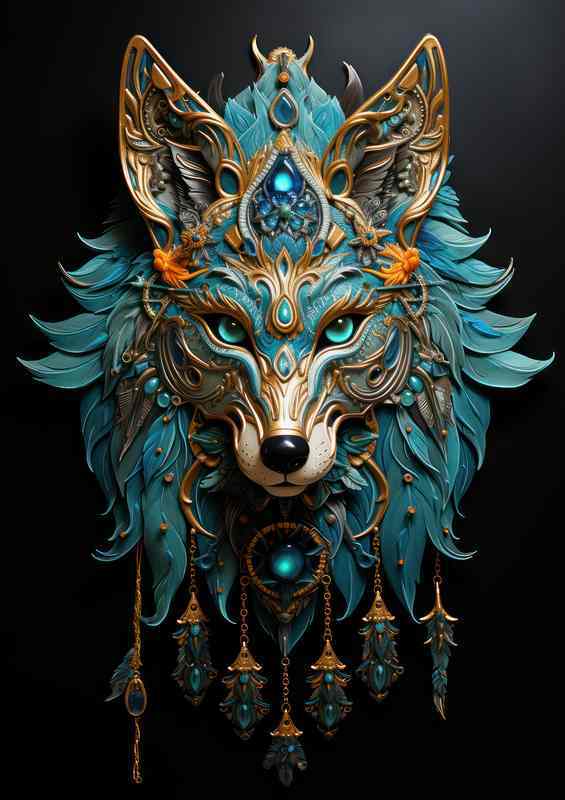 The Fox and the dreamcatcher | Metal Poster