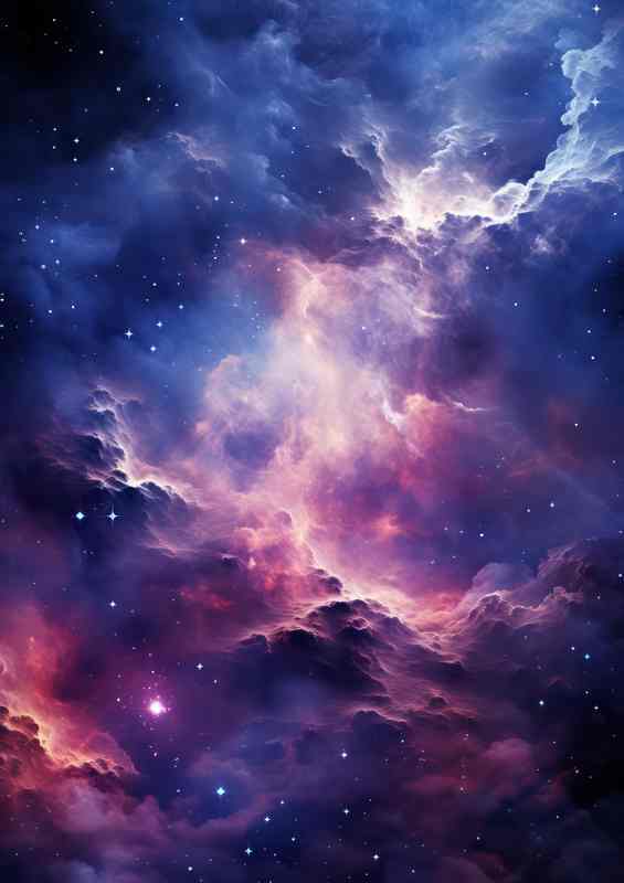 Nebulous Dreams Envisioning Cosmic Clouds | Metal Poster