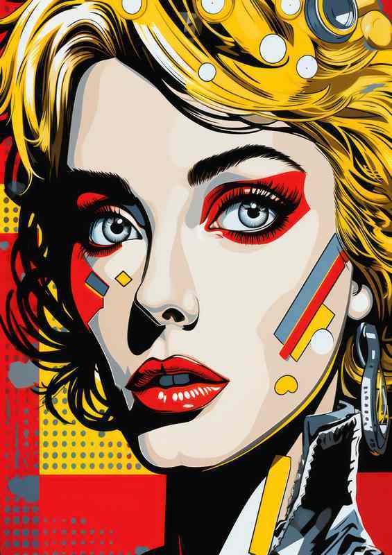 Visual Vibrancy The Influence of Pop Artistry | Metal Poster