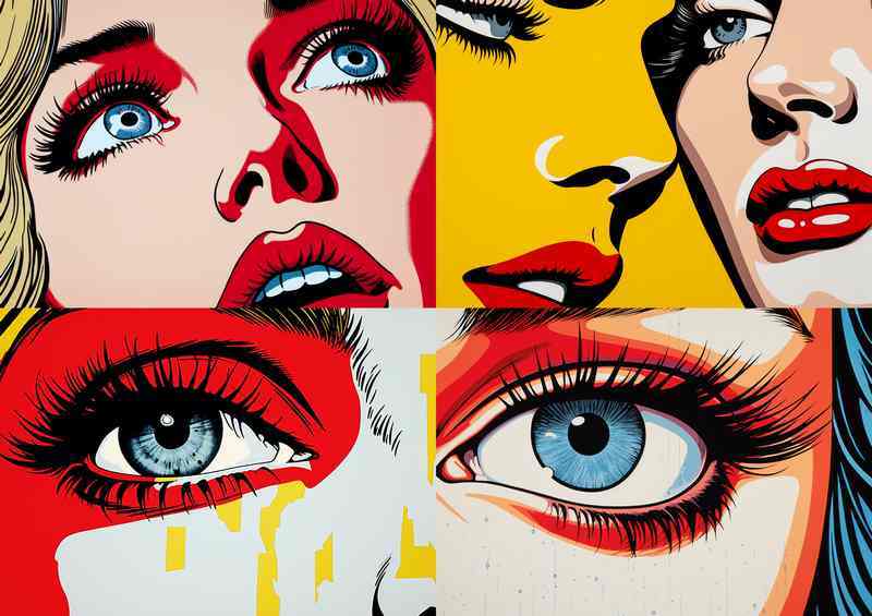 Bold Visions The Journey through Pop Art | Metal Poster