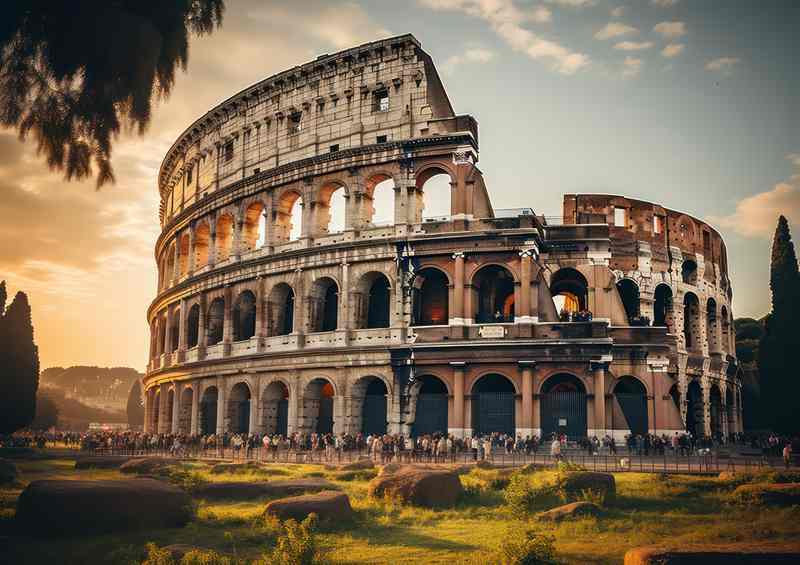 Colosseum an Italian Marvel | Metal Poster