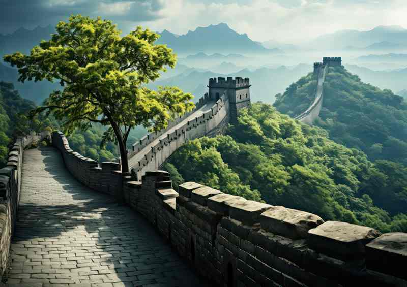 Inside The Great Wall Of China | Metal Poster