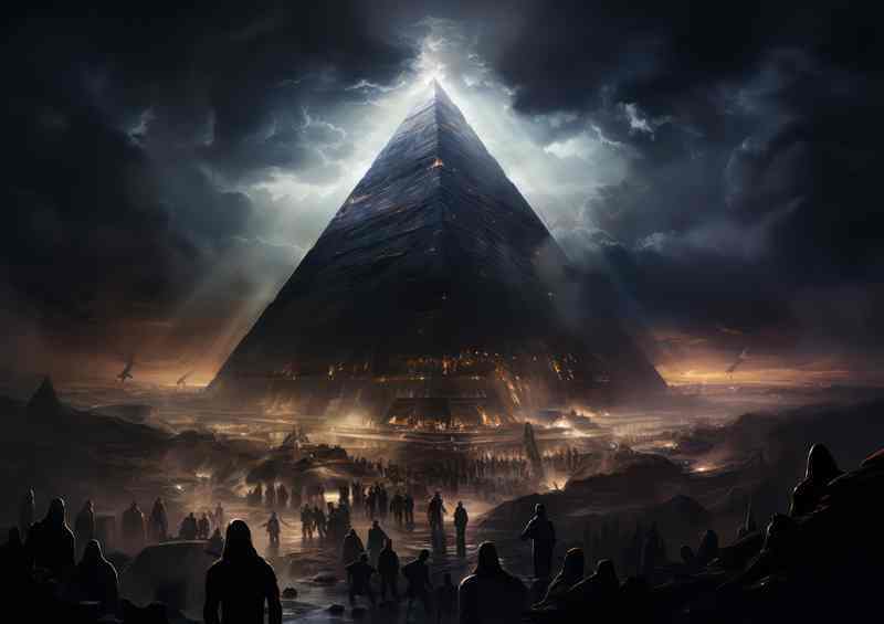 Pyramid Of The Great Gods | Metal Poster