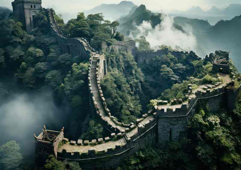 The Great Wall Chinas Treasure | Metal Poster