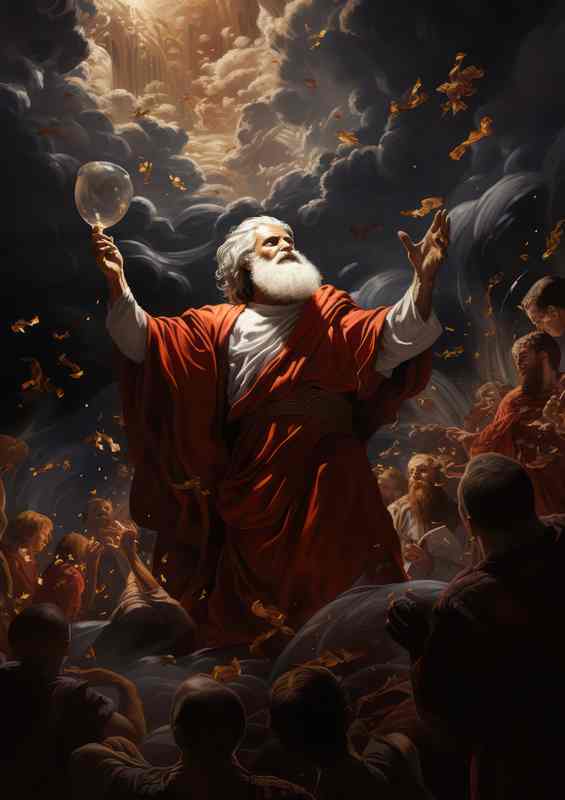 Jesus Calms the Storm Metal Poster: Finding Peace in Turbulence