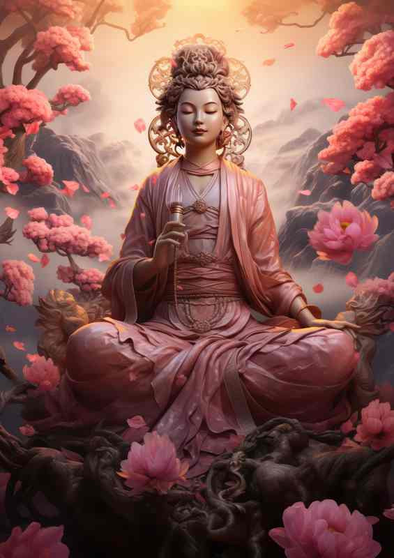 Mystical Musings Unraveling Buddhas Sacred Teachings | Metal Poster