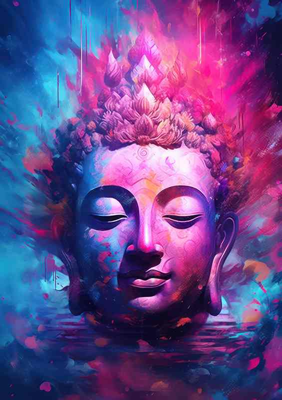 Whispers of Compassion Buddhas Divine Wisdom | Metal Poster