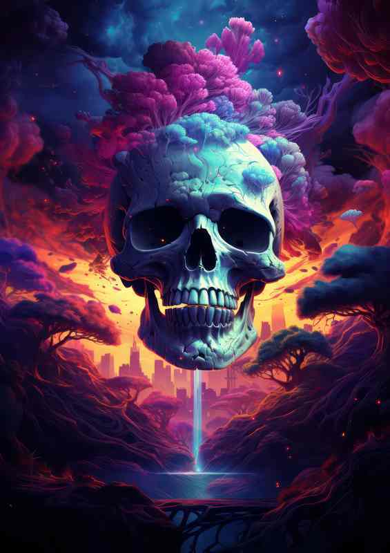 Serenades of the Skull Dark Poems | Metal Poster