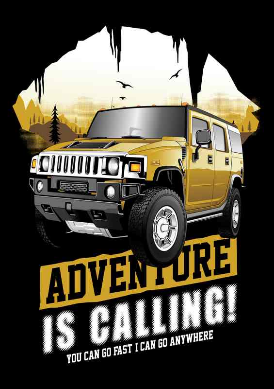 Adventure Is Calling | Metal Poster