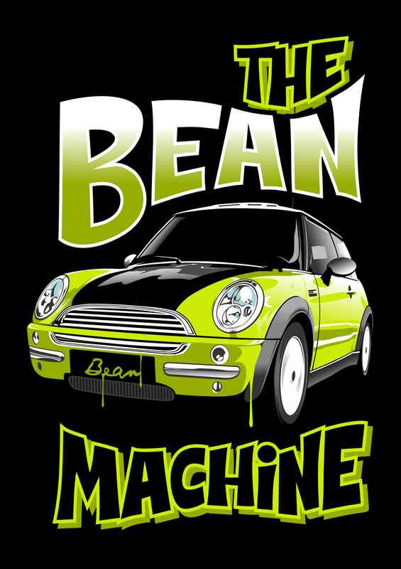 Bean Machine Car | Metal Poster