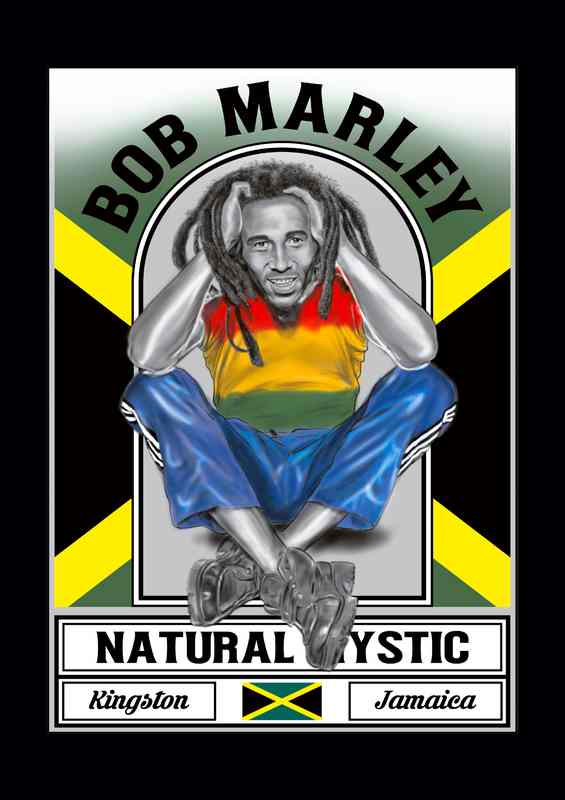 Bob Marley Natrual Mystic | Metal Poster