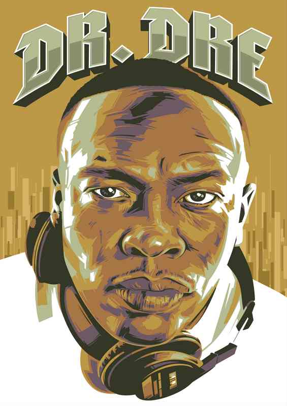 Dr Dre music Rapper | Metal Poster