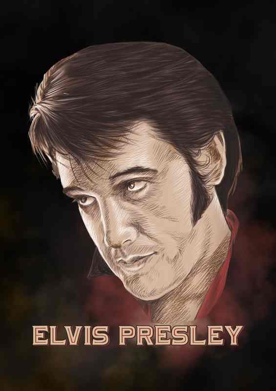 Elvis Prestley Art | Metal Poster