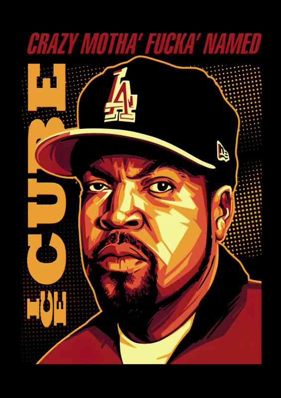 Ice Cube Crazy | Metal Poster