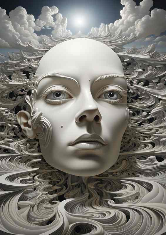 Unknown Surrealism & Mind Science | Metal Poster