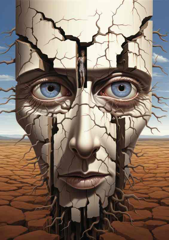 Illusory Realms The Digital Renaissance of Surrealism | Metal Poster