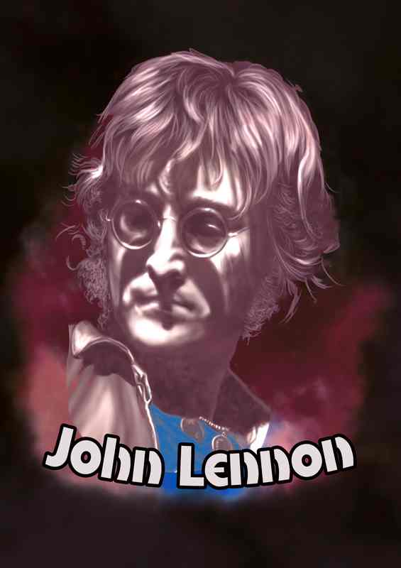 John Lennon Art | Metal Poster