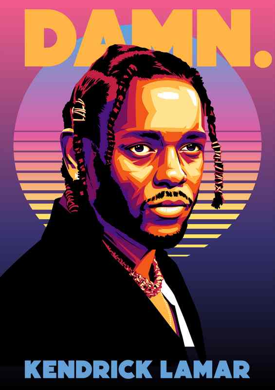 Kendrick Lamar Damn | Metal Poster