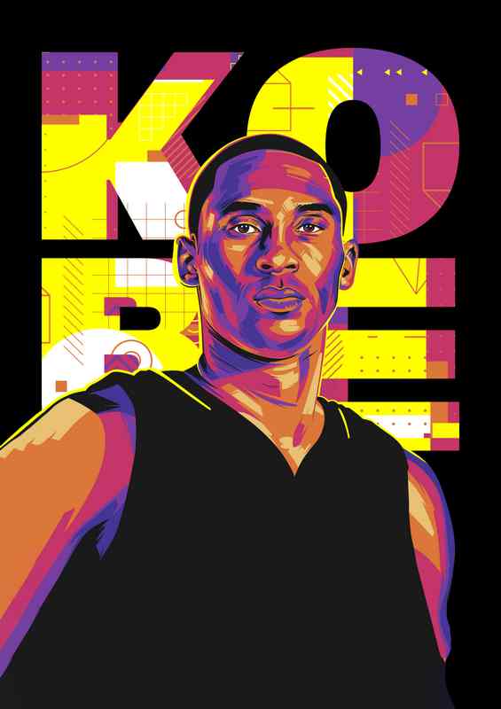 Kobe bryant Basketball | Metal Poster