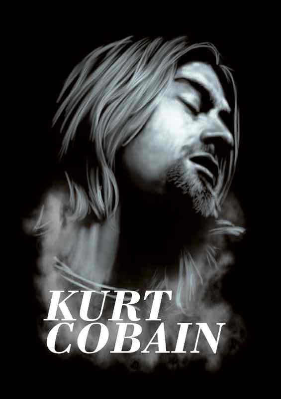 Kurt Cobain Music Art | Metal Poster