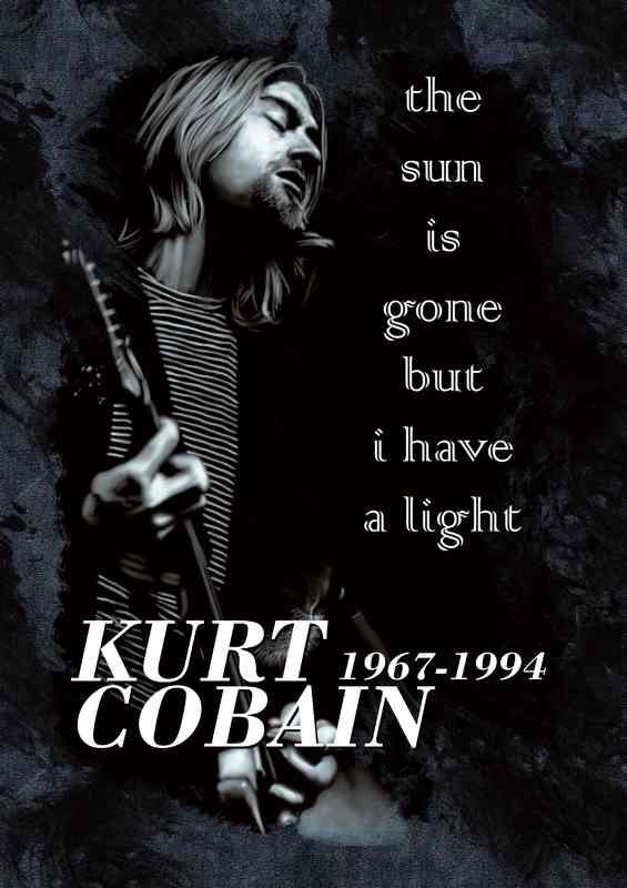 Kurt cobain I have the light | Metal Poster