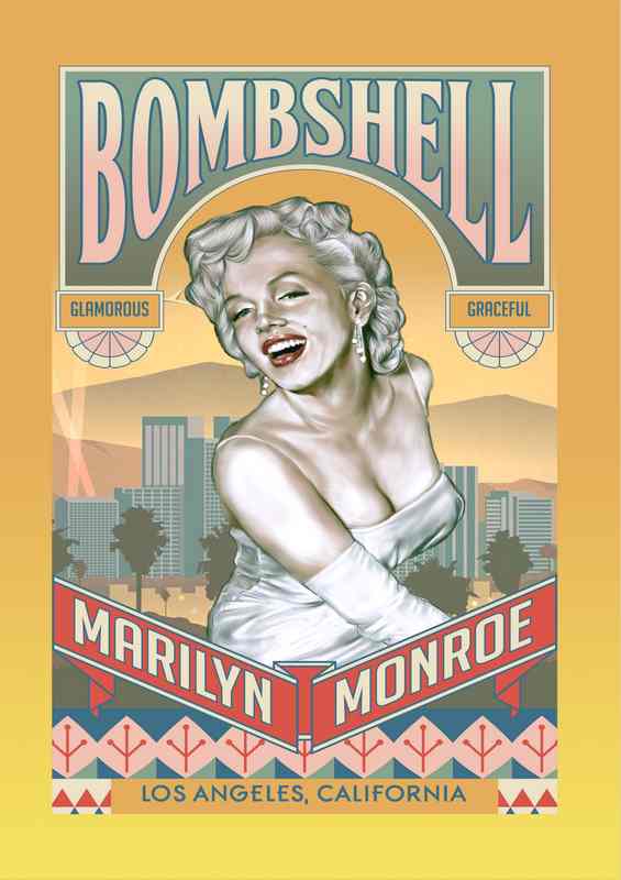 Marilym Monroe Bombshell | Metal Poster
