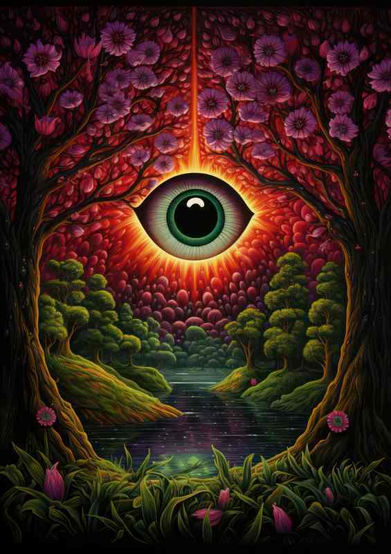The Surrealists Eye Innovations in Surrealist | Metal Poster
