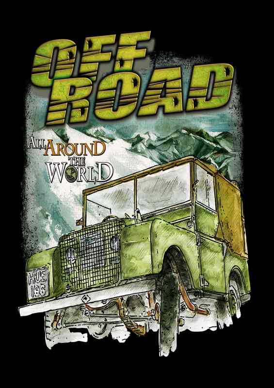 Off Road All Around The World | Metal Poster