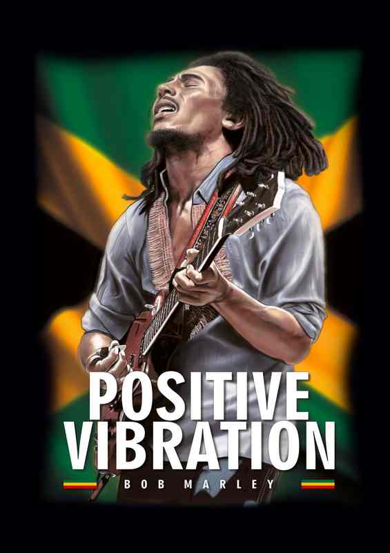Posertive Vibration Bob Marley | Metal Poster