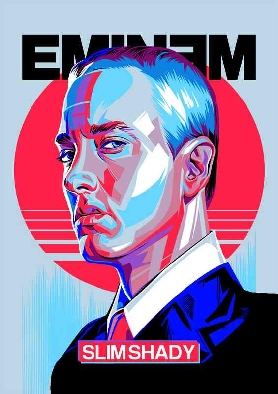 Slim Shady Eminem | Metal Poster