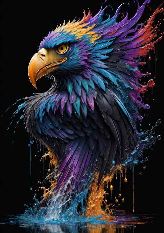 American eagle poster | Metal Poster