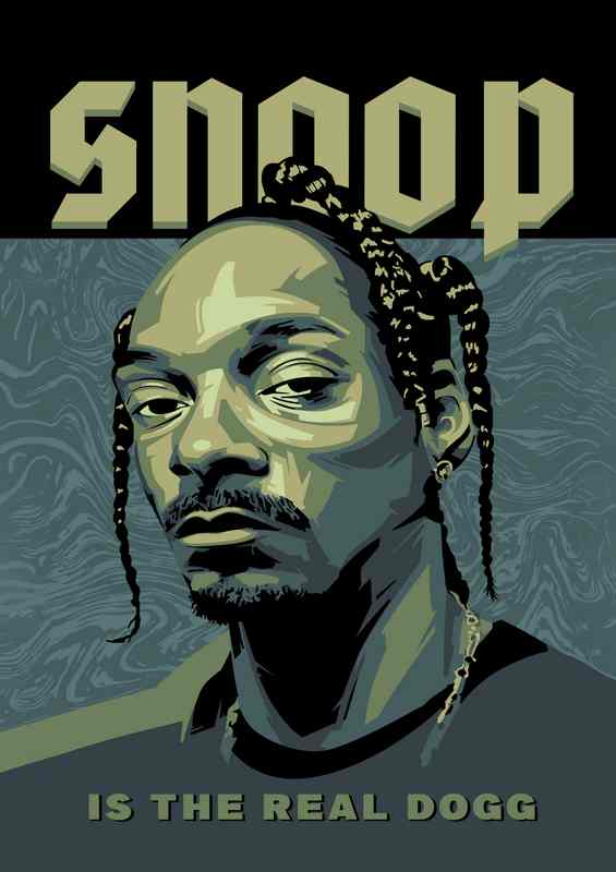 Snoop Music Rapper | Metal Poster