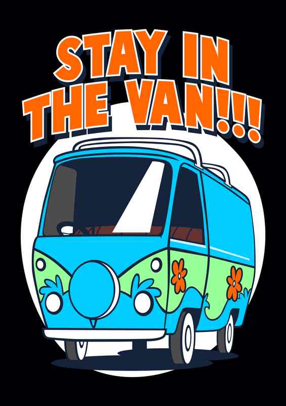 Stay In The Van Camping Its A Life Style | Metal Poster
